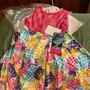 Reversible girls dress